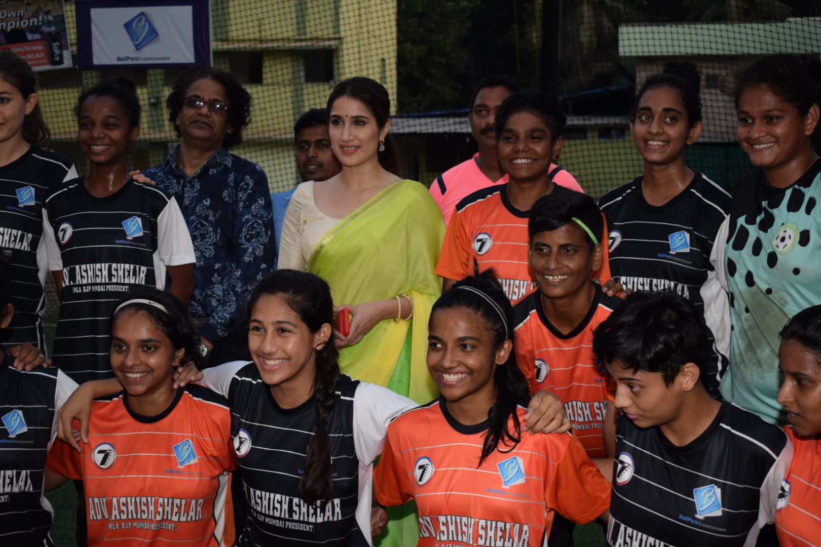 Sagarika Ghatge at women's football league in khar