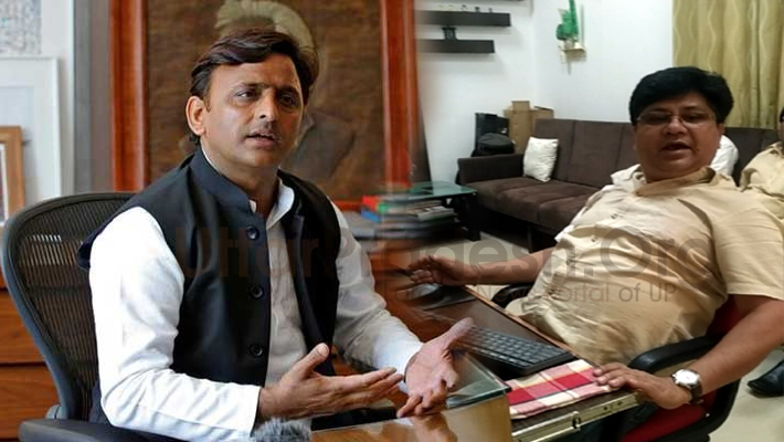 samajwadi party ashish yadav alias sonu yadav misbehave with journalist video viral