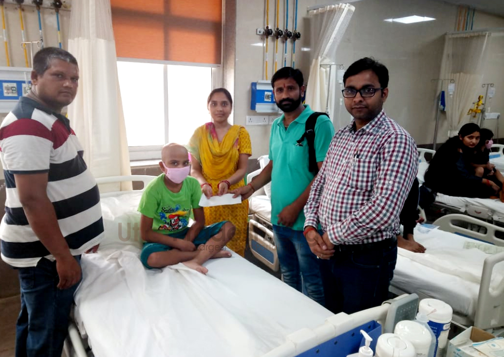 Sankalp Seva Samiti show humanity helped to blood cancer victims
