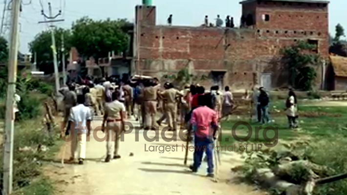 attack on kakori Police team during lathicharge many injured