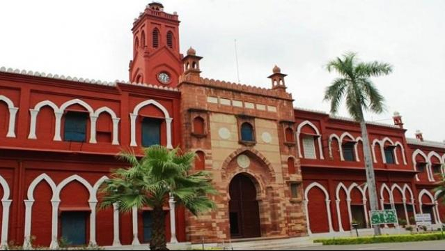 jinnah portrait removed from amu on the name of cleaning
