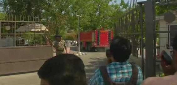 gujrat-fire-break out in-the-building-of-ISRO ahmedabad