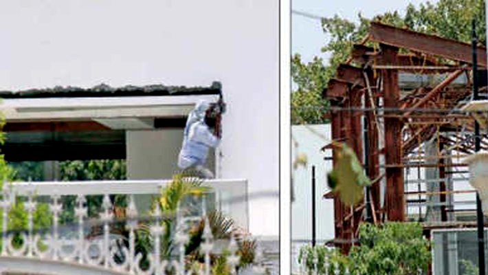 Akhilesh Yadav breaks old house and shifted to new home sushant golf city