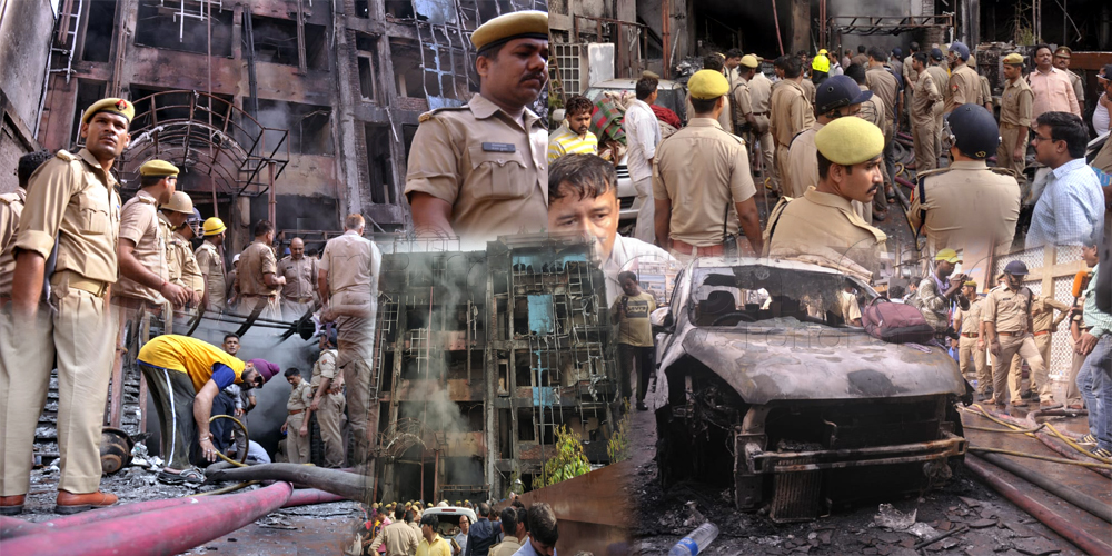 Five killed in fire at hotels: fire brigade Trouble for illegal taxi stand