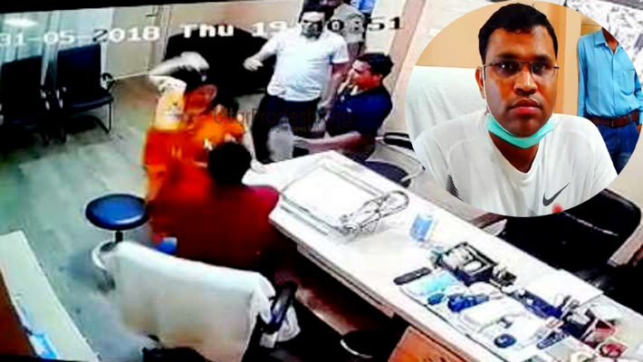 Bareilly: Female BJP leader beaten to doctor with slippers in Pratap hospital watch CCTV