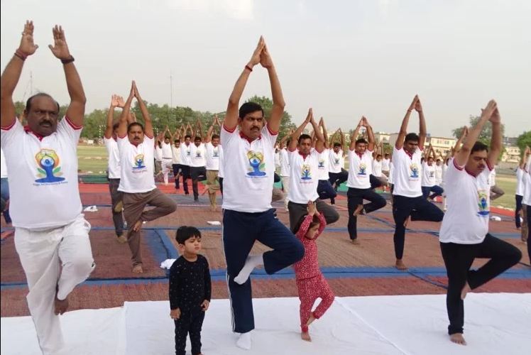 banaras International Yoga Day 2018 people celebrates excitedly