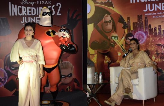 Kajol arrived at trailer launch of 'Incredibles 2'- Hindi Version