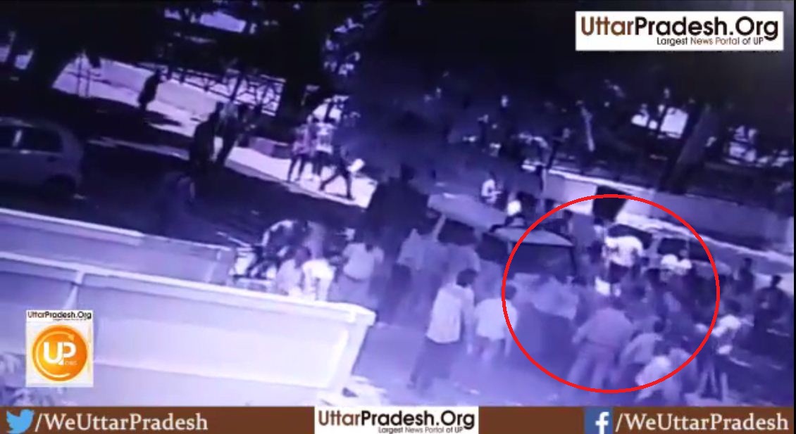 LU controversy students and teachers fought captured CCTV video