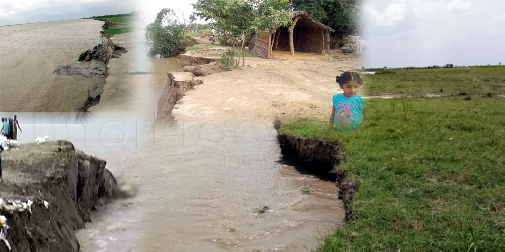 Azamgarh: floods Water Increase in Ghaghra river crisis in villages