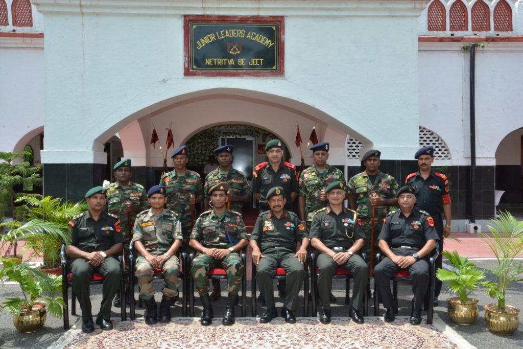 Visit By Regimental Sergeant Majors of the Sri Lankan Army in Lucknow on 21 July 2018