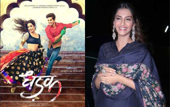 Sonam Kapoor's review on Dhadak- Jhanvi and Ishaan moved her beyond words