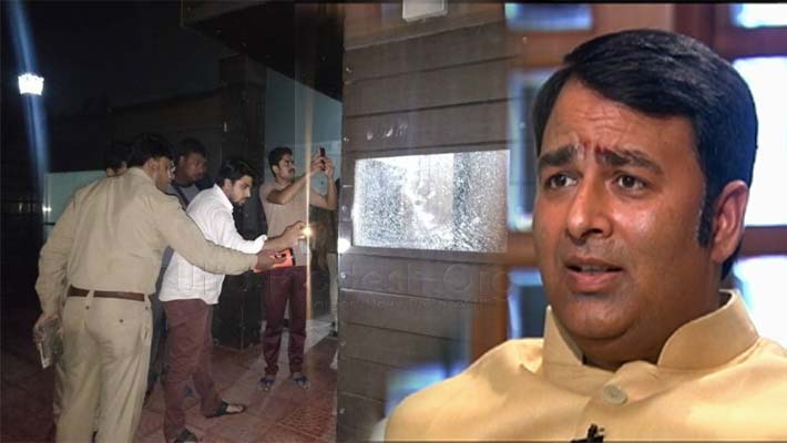 BJP MLA Sangeet Som House Attack firing Throw Grenade by Criminals