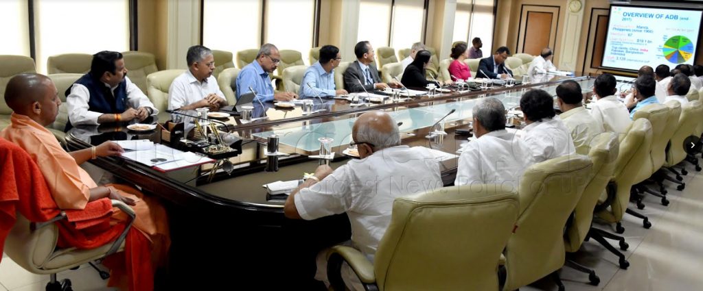 CM Yogi Meeting with Asian Development Bank delegation