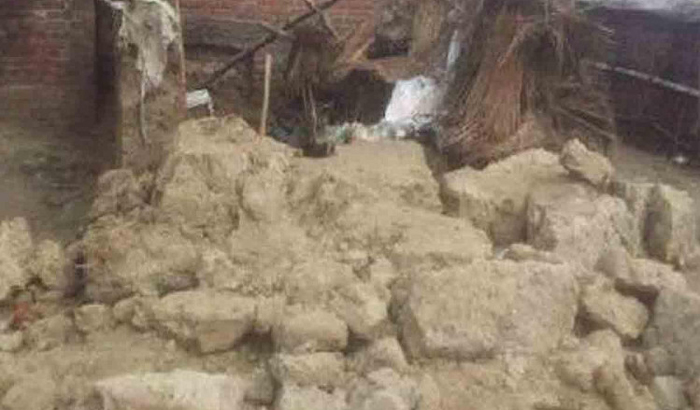 Fatehpur Woman dies due to the collapse of the wall