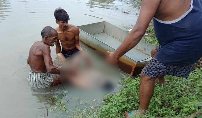 Lucknow Death of person due to drowning in pond