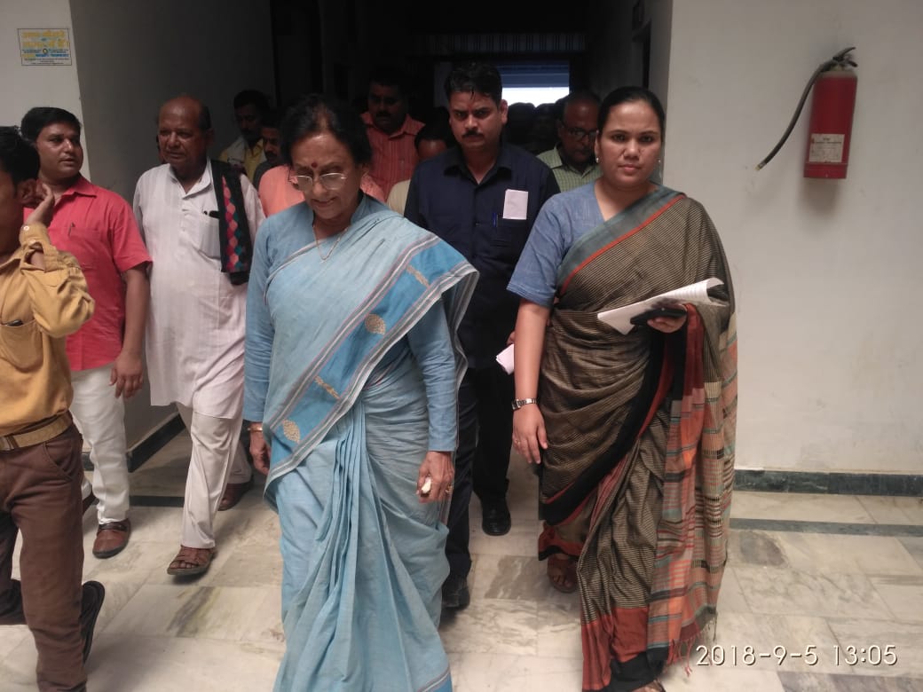 Minister Rita Bahuguna Joshi visits flood affected areas