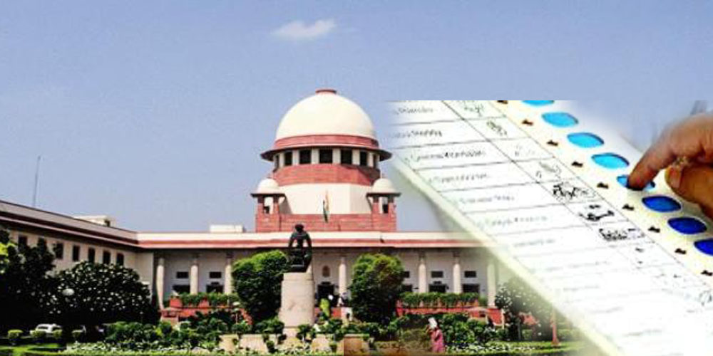 Supreme court questions Election Commission for disturbance of EVM