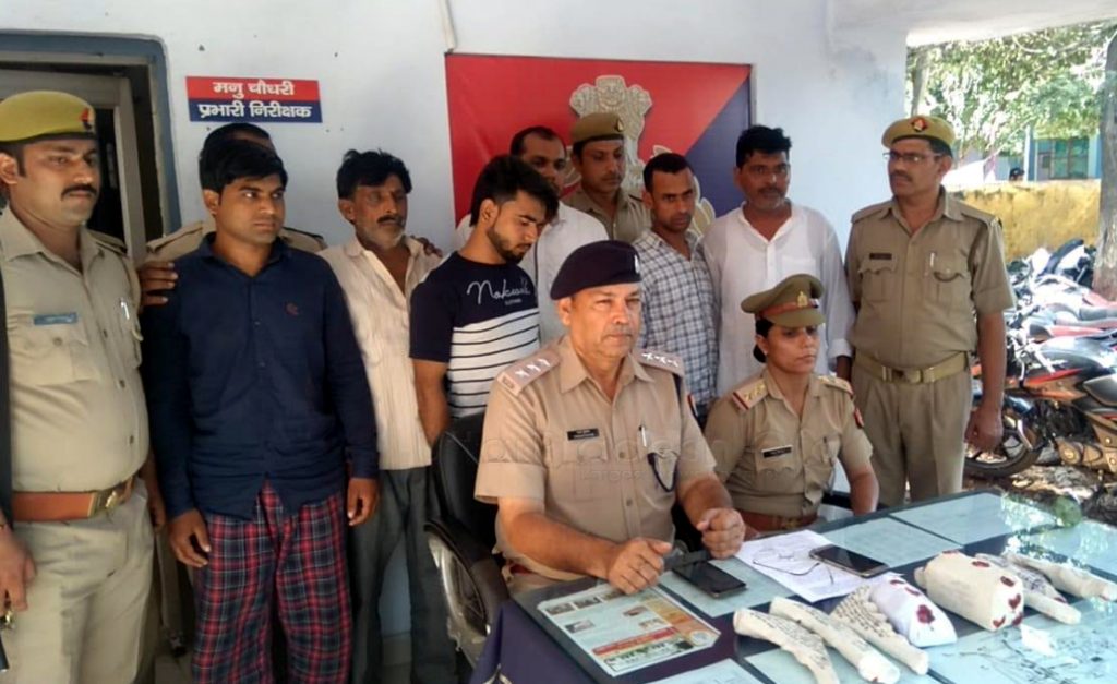 Hapur: Six Wanted Criminals Arrested After Encounter in Bahadurgarh Forest