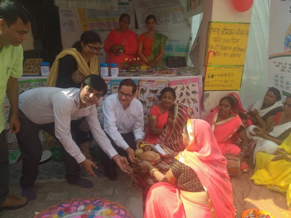 dm anil pathak organised baby shower for pregnant ladies