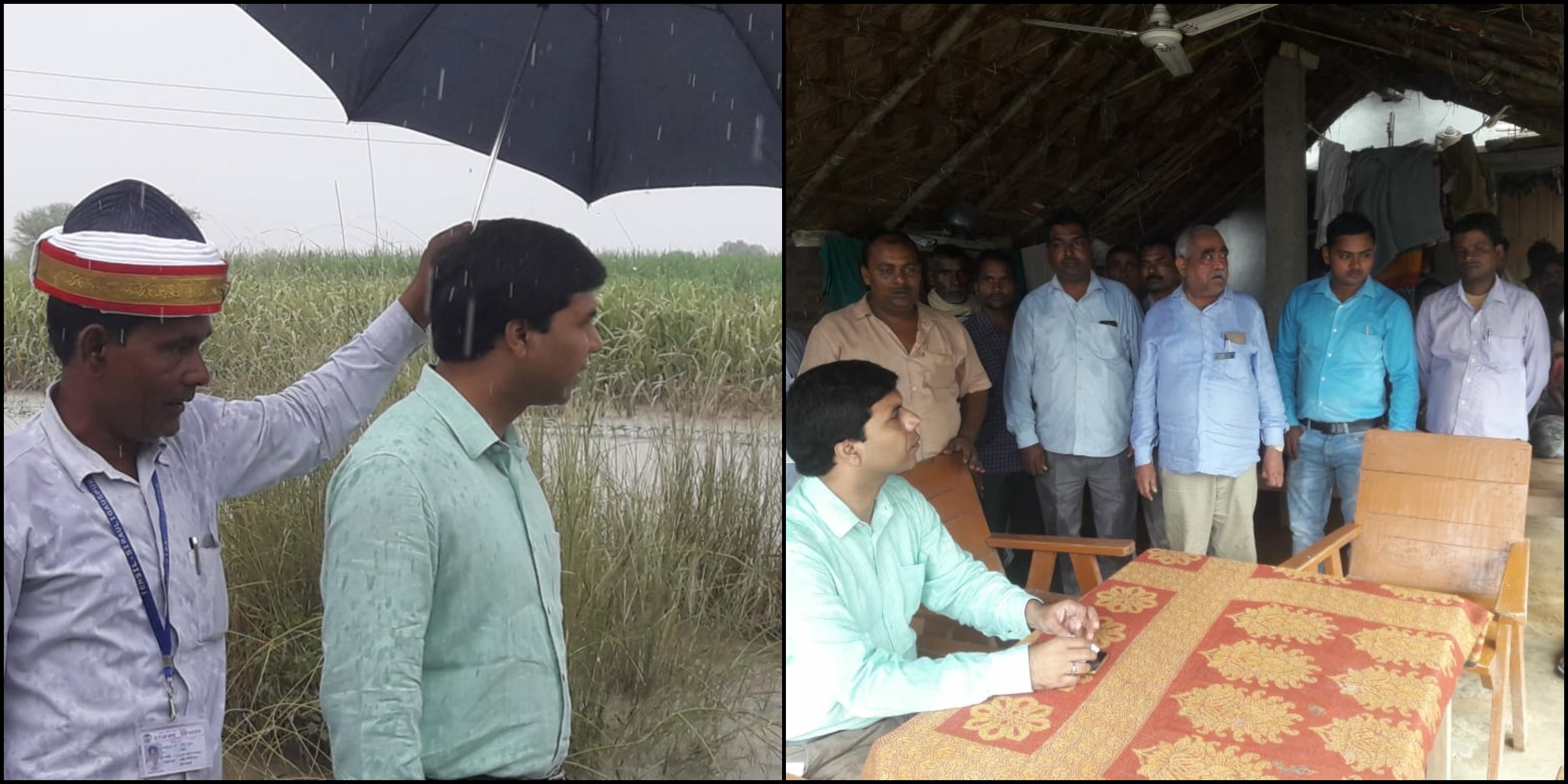 Sauroli Gauspur sub-Collector meet flood victims assured assurance