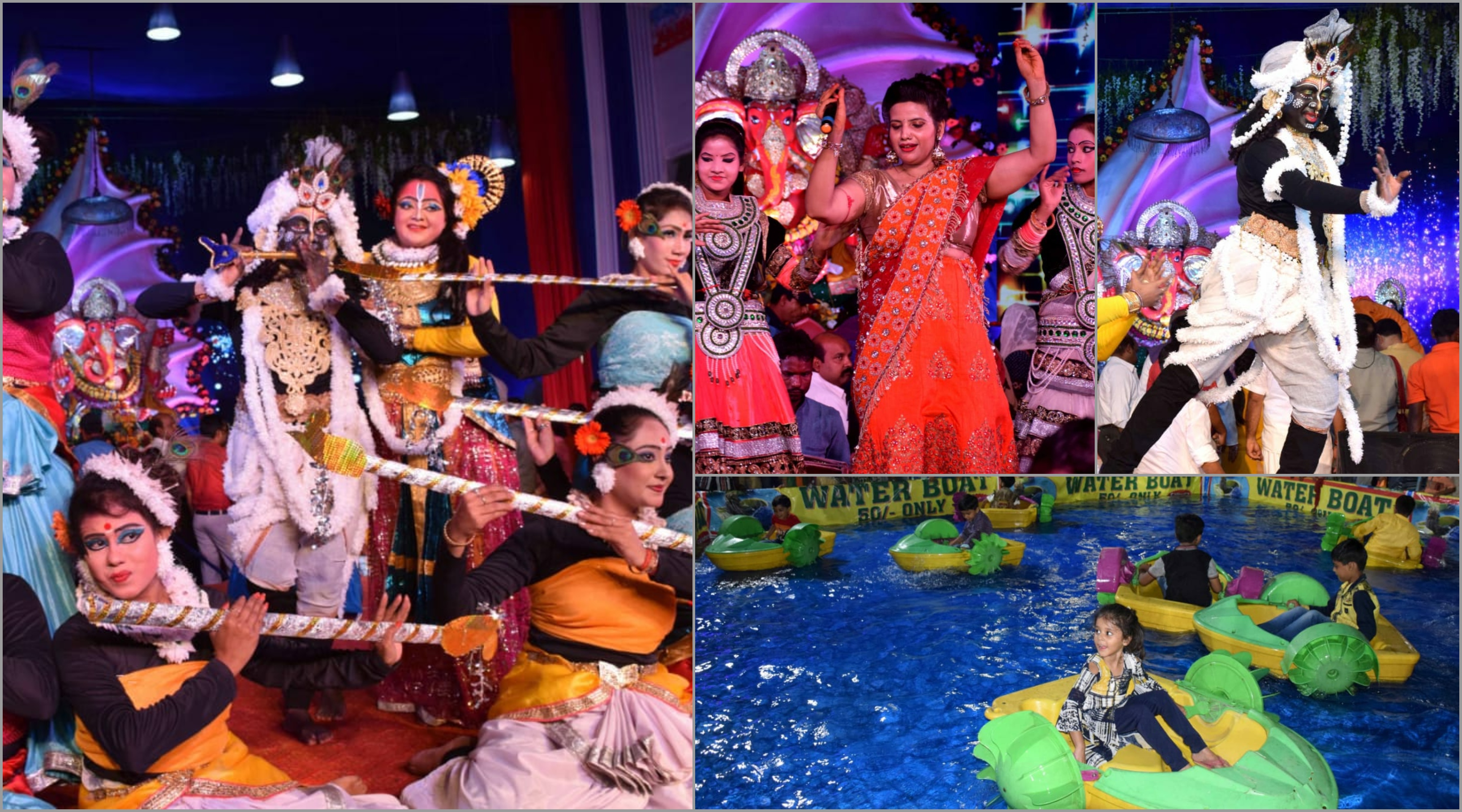 Jhulalal Vatika ganpati festival fourth day Kolkata artists perform