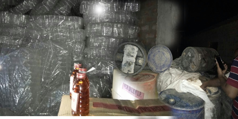 Police take action against gang of fake liquor worth 70 lakhs