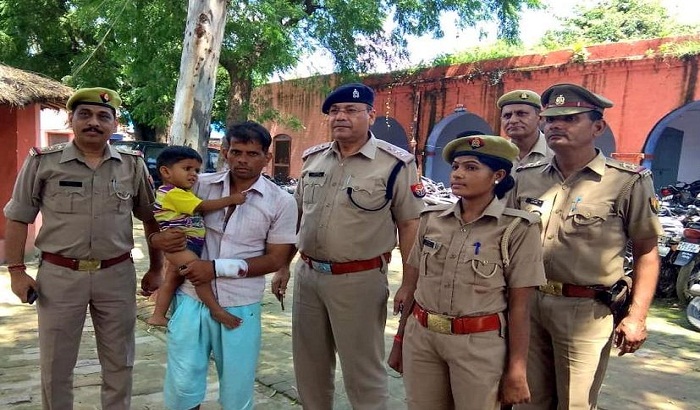 kidnapped child found within 24 hours, hapur policekidnapped child found within 24 hours, hapur police