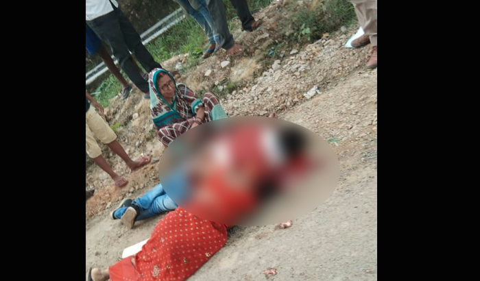Pratapgarh: husband and wife shot dead, police on the spot