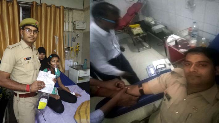 Cop Arvind Kumar Singh Saved Life of Innocent Girl by Blood Donation