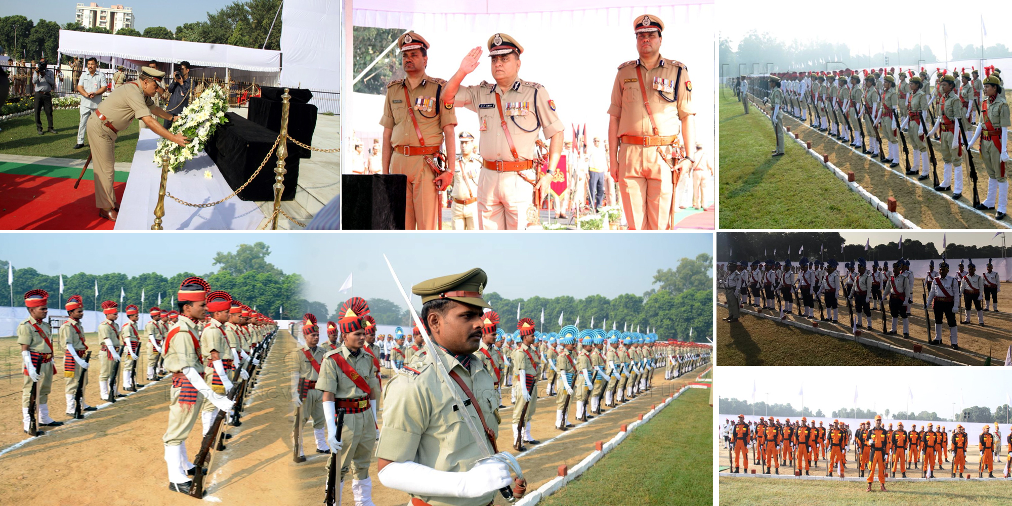 Police Smriti Diwas 2018 Martyrs Remembered in Rehearsal Parade