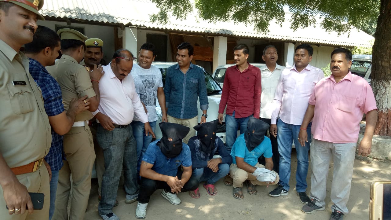 Three interprovicial vehicle thieves arrested stolen items recover