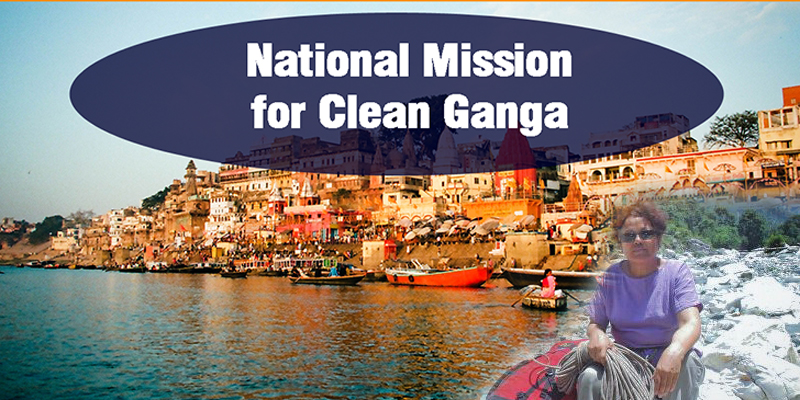 mountaineer-bachendri-pal on clean-ganga-mision