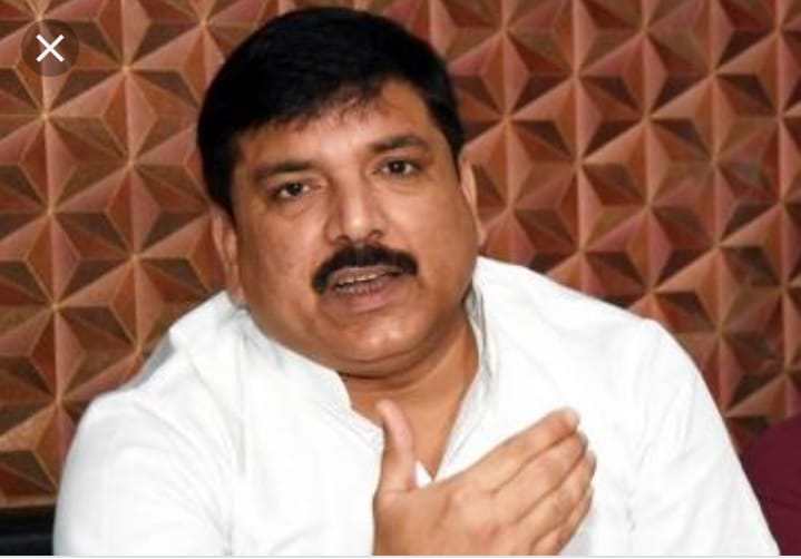 AAP MP Sanjay singh press conference