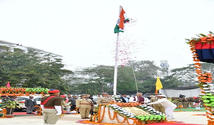 Deputy Chief Minister Keshav Prasad Maurya hosted the flag