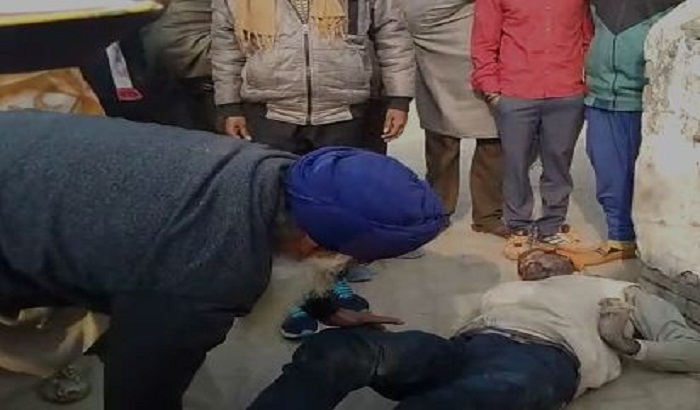 deadbody of a person founds in temple