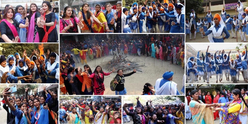 Lohri Celebration 2019 in Guru Nanak Girl Degree College Lucknow