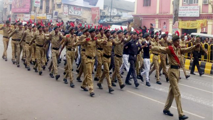 Rehearsal Parade in Lucknow