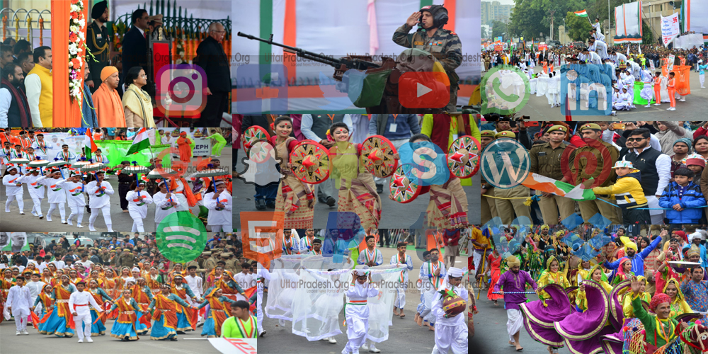 Republic Day Celebrations on Social Media Over Country