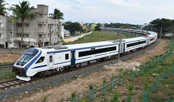 Vande Mataram Express Trial of the country's first high speed train today