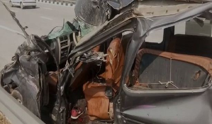 Two people, including a bride, died in a road accident