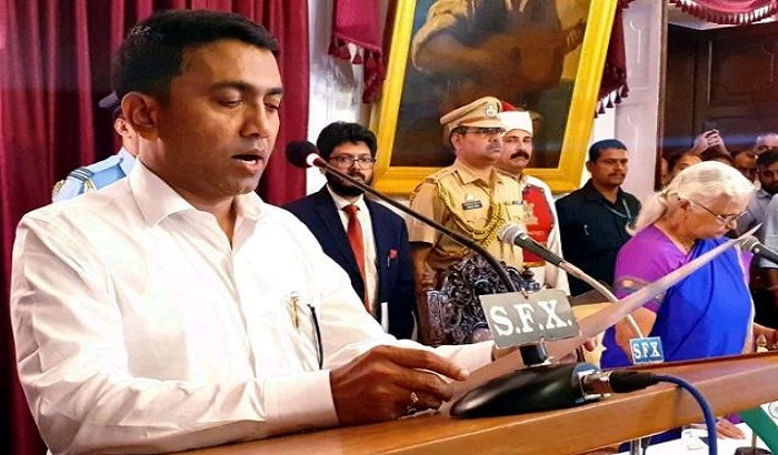 Pramod Sawant sworn in as Chief Minister of Goa