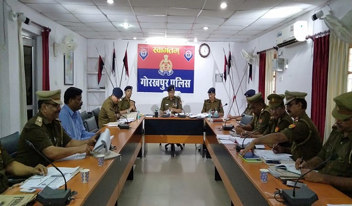 Review meeting of Police in view of upcoming festival Holi and elections