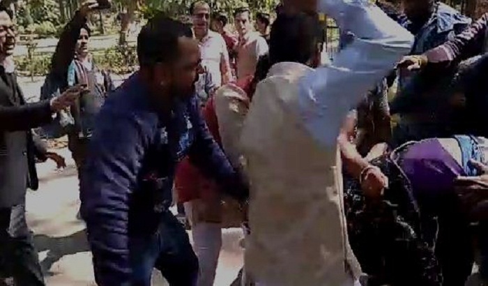 Told as a terrorist, beaten up a young man in Muzaffarnagar