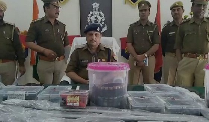 Heavy illegal equipments were recovered from the cottage