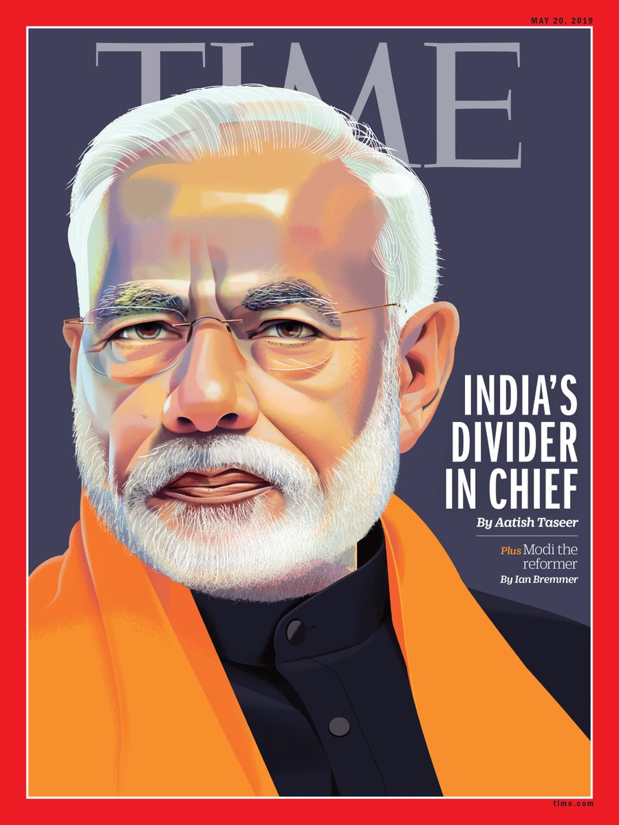 Time Magazine calls PM Narendra Modi 'India's Divider-in-Chief' On Cover.