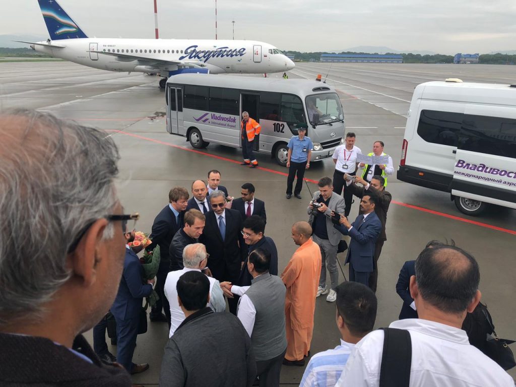 CM Yogi Adityanath reached Russia