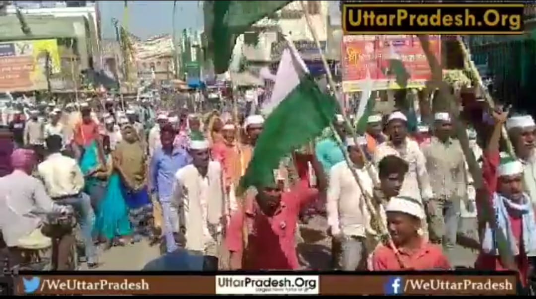 sitapur farmers protest