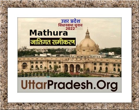 Caste Factors of Mathura Assembly Constituencies in UP Elections 2022 जातिगत समीकरण