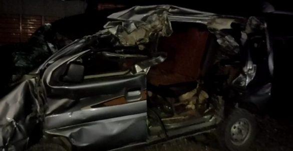 car-collided-with-container-one-killed-two-injured